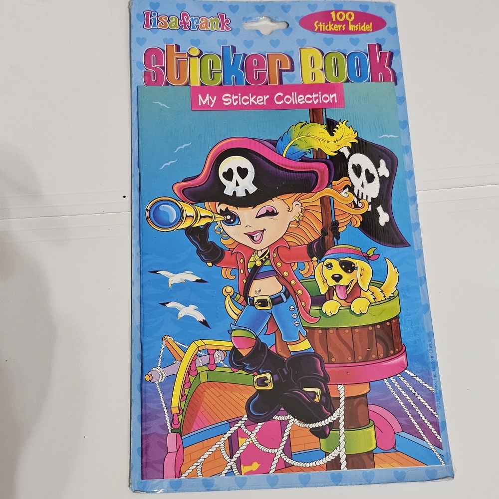 New Lisa Frank My Sticker Collection Sticker Book includes 100 sticker inside